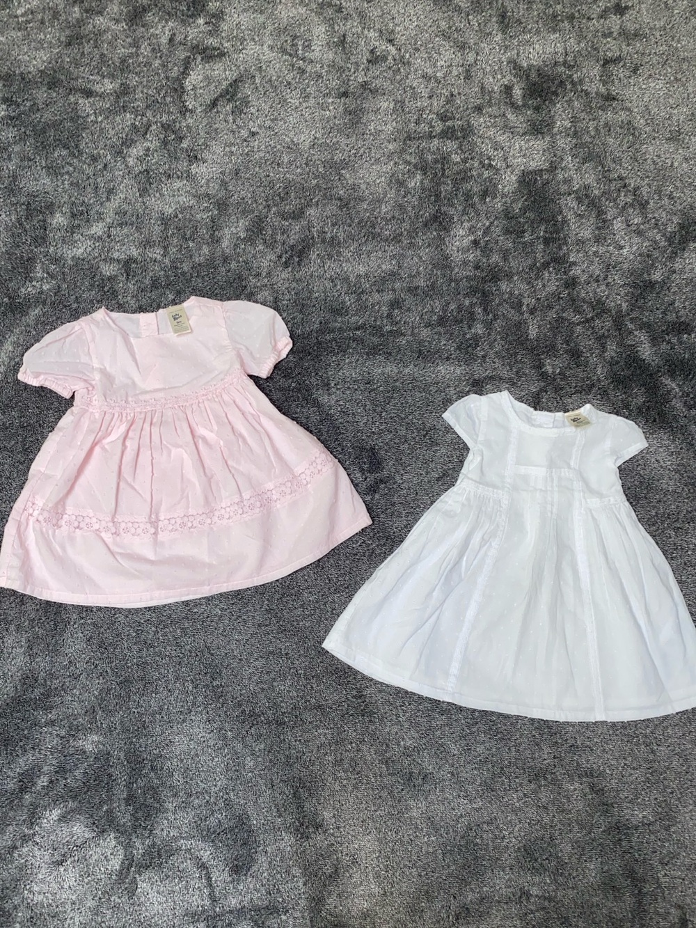 2 Baby B’gosh Summer Girl Cottagecore Dresses | 9 Months | Embroidered Details